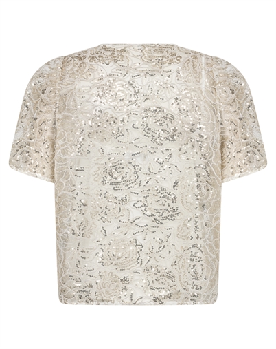 Leveté Room - LR-Karolina 2 Bluse - Star White Combi